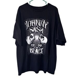 3/$20 Men's Johnny Cash The Man in Black T-Shirt